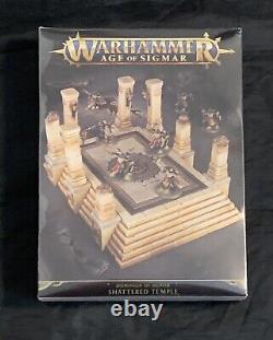 Nouveau ! Guerrier Warhammer Sigmarite Dais Temple en ruines Terrain de guerre Mordheim Scenery