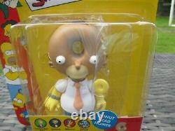 Nouveau Playmates World Of Springfield The Simpsons Donut Head Homer Wos Figure Toy