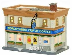 Nouveau Rare Dept 56, Elf Le Film, Meilleur Coupe Du Monde De Café Buiding