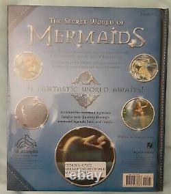 Nouveau The Secret World Of Mermaids Book & 4 Figurines Sirène De Collection