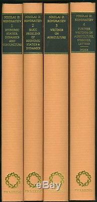 Nouveau The Works Of Nikolai D. Kondratiev 4 Book Set Domestic & World Economics