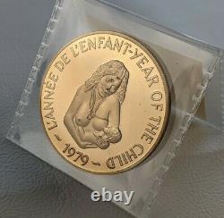 Nouveaux Hébrides 500 Francs 1979 Année De La Mintage De L'enfant Seulement 60 Pr68 Cameo Rare