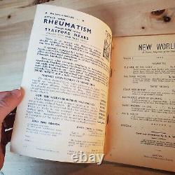 Nouveaux Mondes Fiction de l'Avenir Vol. 1 No. 1 1ère Édition 1946 Pendulum Pub rare