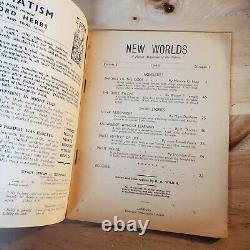 Nouveaux Mondes Fiction de l'Avenir Vol. 1 No. 1 1ère Édition 1946 Pendulum Pub rare