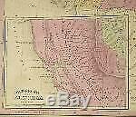 Nouvel Atlas Universel Du Monde Etats-unis, 117 Cartes 1852