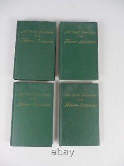 Nouvelle Traduction du Monde des Écritures Hébraïques Volumes 1,2,3 et 4 1ère Édition 1953