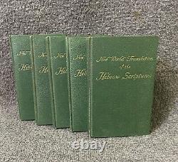 Nouvelle traduction du Nouveau Monde des Écritures hébraïques Volumes 1-5 de la Tour de Garde 1ère éd.