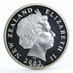 Nouvelle-zélande 1 Dollar Seigneur Des Anneaux L'anneau Unique Pièce D'argent Dorée 2003