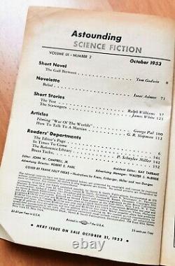 Nouvelles du monde de la reine Ultrarar, octobre 1953 stupéfiantes