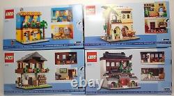 Nouvelles maisons LEGO du monde 1, 2, 3 et 4 Lot 40583, 40590, 40594, 40599