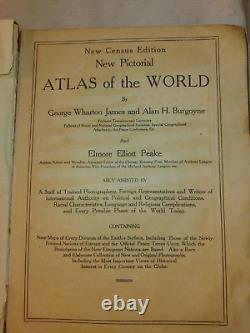 OMG-L'unique Nouvel Atlas Pictural du Monde 1924 James & Burgoyne