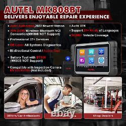 Outil De Diagnostic Automatique Autel Maxicom Mk808bt Pro Scanner De Code Système Complet Mx808