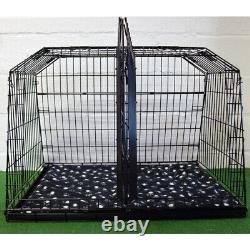 Outlet Pet World 38xl Double Voiture De Voyage En Pente Animal De Compagnie Chien Cage De Caisse De Chien