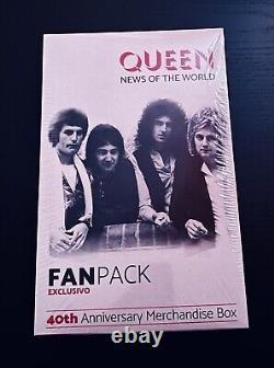 Pack de fans de l'album News Of The World de Queen pour le 40ème anniversaire en Portugal en 2017