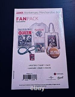 Pack de fans de l'album News Of The World de Queen pour le 40ème anniversaire en Portugal en 2017