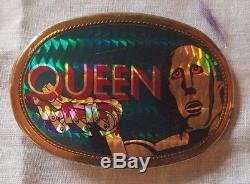 Queen 1977 Vintage Nouvelles De La World Belt Buckle Pacifica