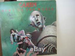 Queen Firmée Lp Nouvelles Du Monde Freddie Mercury May Taylor Deacon