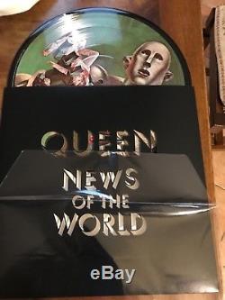 Queen Lp Nouvelles Du Monde 2017 Picture Disk Numérotée Lim. Edition 1507