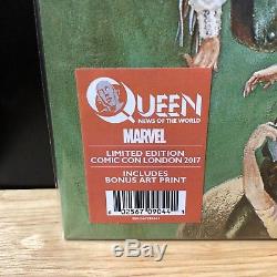 Queen News Du Monde / X-men Marvel Vinyl Lp Édition Limitée Comic-con Edition