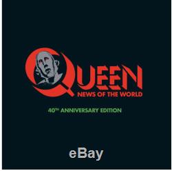 Queen News Du Monde (box Vinyle, Cd, Dvd) Nouveau 40th Anniversary Deluxe
