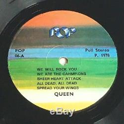 Queen News Of The World 12 Album Vinyl (turquie) 1978 Méga Rare