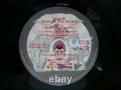 Queen News Of The World 1977 Uk Foc Vinyl 1ère Presse Emi Ema 784+ Innersleeve