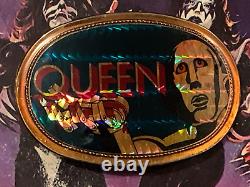Queen News Of The World 1977 Vintage Pacifica Ceinture Collectible Buckle -nice