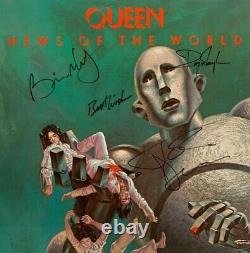Queen News Of The World Autographied Album