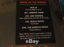 Queen News Of The World Édition 40e Anniversaire Vinyle + / CD + DVD (boîte Lp)