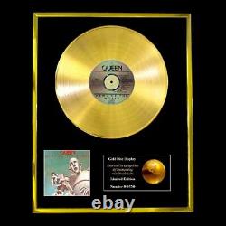 Queen News Of The World Gold Disc Award Lp Vinyl Record Cadeau De Noël