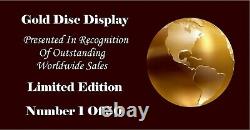 Queen News Of The World Gold Disc Award Lp Vinyl Record Cadeau De Noël
