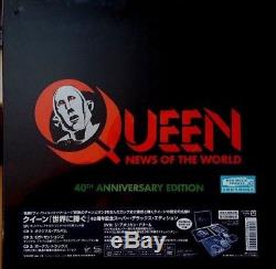 Queen News Of The World Japan 3 X Shm CD + Lp + DVD + Livre Super Deluxe Box Scellé