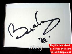 Queen News Of The World Signed Brian May Autographied We Will Rock You World Shipping