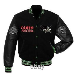 Queen News Of The World Tour Of USA Varsity Veste Toutes Tailles