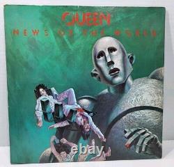Queen News of the World 1977 1ère Édition Vinyle LP UK Elektra 6E-112 État Neuf