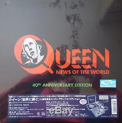 Queen Nouvelles Du Monde Japon 40ème Anniversaire Edition Box Vinyle Shm CD Rare