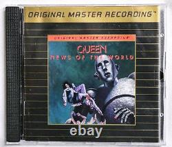 Queen Nouvelles Du Monde Mfsl Udcd 588 CD D'or 24kt