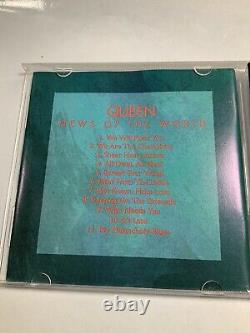 Queen Original Master Recording Nouvelles Du Monde 24 Karat Gold CD Très Rare