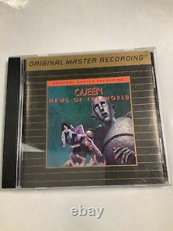 Queen Original Master Recording Nouvelles Du Monde 24 Karat Gold CD Très Rare