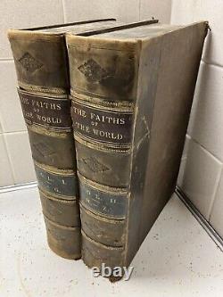 RARE Vol. 1 & 2 1858/1860 1ère édition FOI DES MONDES Livres illustrés