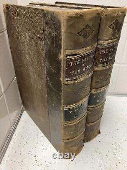 RARE Vol. 1 & 2 1858/1860 1ère édition FOI DES MONDES Livres illustrés