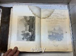 RARE Vol. 1 & 2 1858/1860 1ère édition FOI DES MONDES Livres illustrés