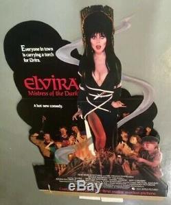 Rare Elvira Maîtresse Des Ténèbres 1988 Complète Film Standee Nouveau Monde