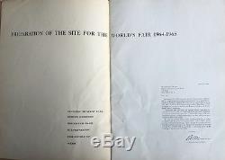 Rare Préparation Du Site Pour L'exposition Universelle 1964-1965 Book Flushing New York