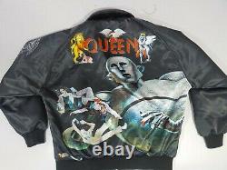 Rare Queen News Of The World Tour Bomber Jacket Toutes Tailles
