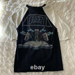 Rare Vintage 1982 Queen News Of The World USA Tour Chemise Unisexe Medium