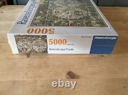 Ravensburger 5000 Pièces Jigsaw Carte Historique Du Monde 1992 Nouveauté Et Scellé