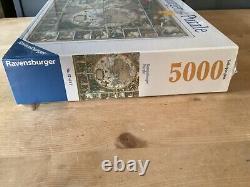 Ravensburger 5000 Pièces Jigsaw Carte Historique Du Monde 1992 Nouveauté Et Scellé
