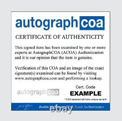 Reine Brian May Photo encadrée signée 11x14 News Of The World ACOA