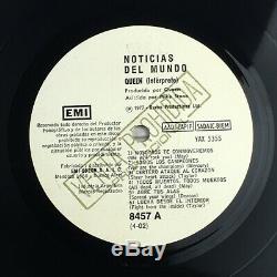 Reine Nouvelles Du Monde 12 Album Disque Vinyle Promo (argentine) 1977